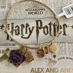 HARRY POTTER x ALEX AND ANI FROG DUO CHARM BANGLE w COLLECTIBLE STICKERS & BOX⚡️